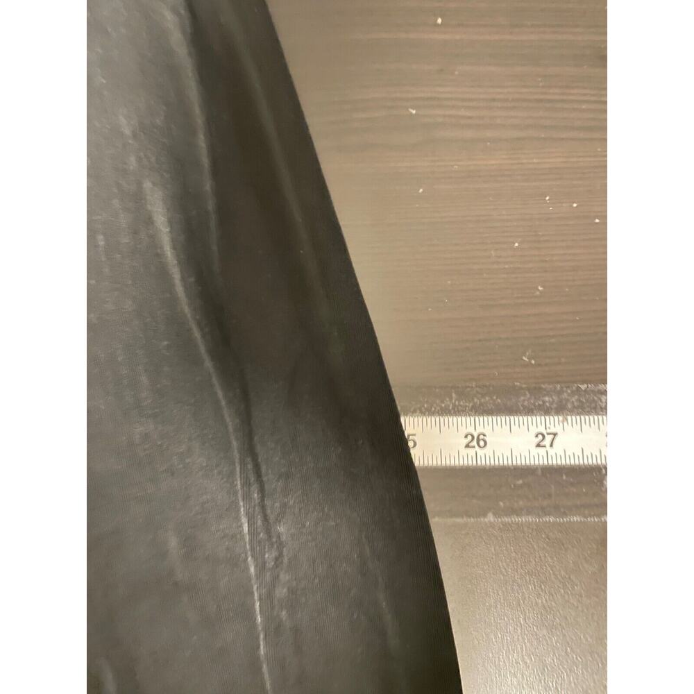 Coldwater Creek Women Maxi Dress Medium Black Slinky Stretch Long Sleeve Neutral - Picture 6 of 8